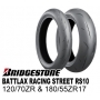 BRIDGESTONE(ブリヂストン)  BATTLAX RACING STREET RS10 120/70ZR17 & 180/55ZR17【...