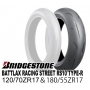 BRIDGESTONE(ブリヂストン)  BATTLAX RACING STREET RS10 TYPE-R 120/70ZR17 & 180/55...